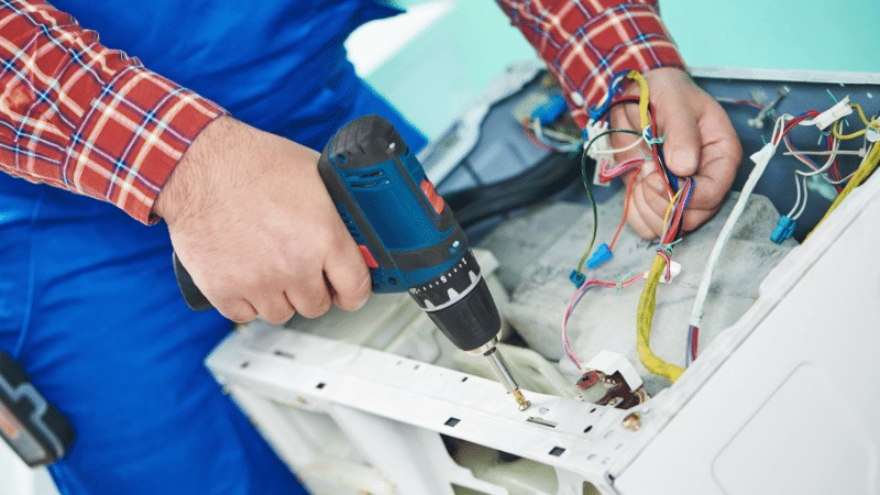 Avcılar Toshiba Toshiba çamaşır makinesi kart tamiri – Su almama arızası orijinal parça ile giderildi. - Teknik servis örneği